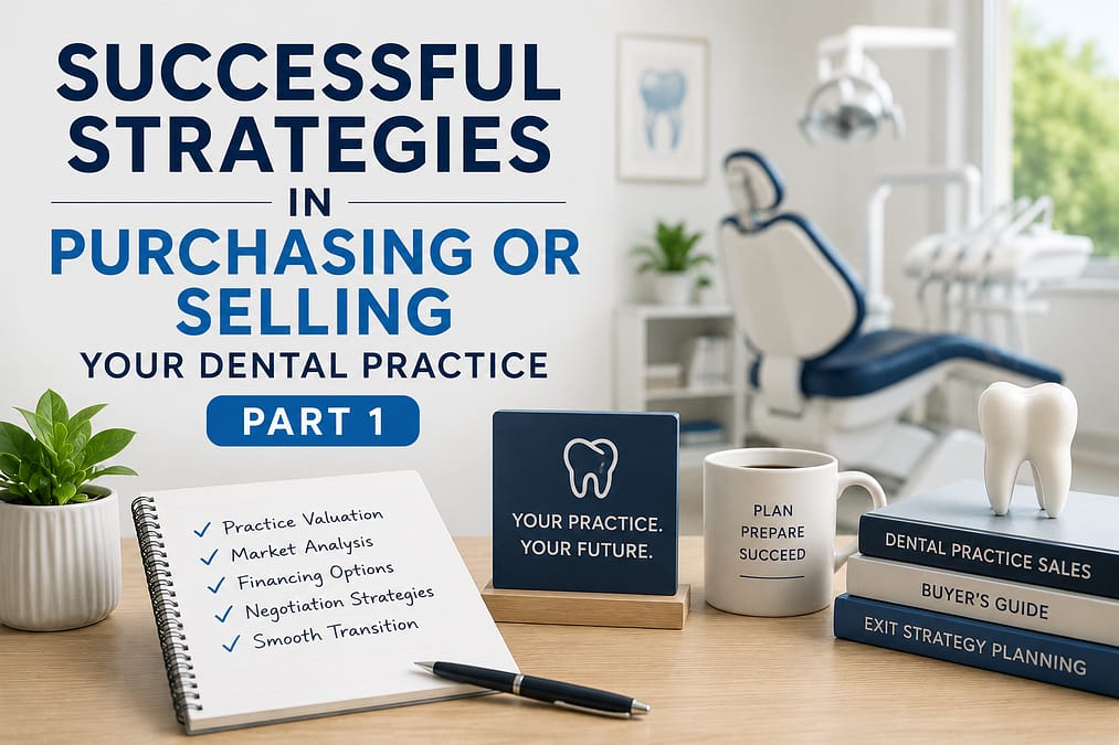 New Strategies in Successfully Purchasing or Selling Your Dental Practice: Part 1