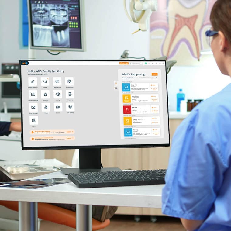 Dental practice buyer reviewing financial documents and evaluating dental practice value